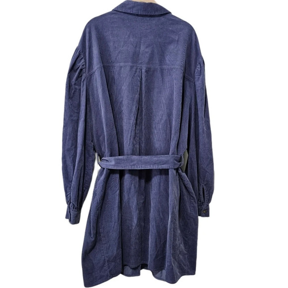 ASOS Curve Purple Long Sleeve Dress - Picture 7 of 9